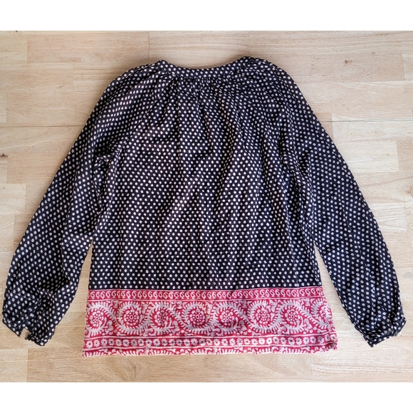 Boden Long Sleeve Boho Top Women's 6 - Picture 2 of 10